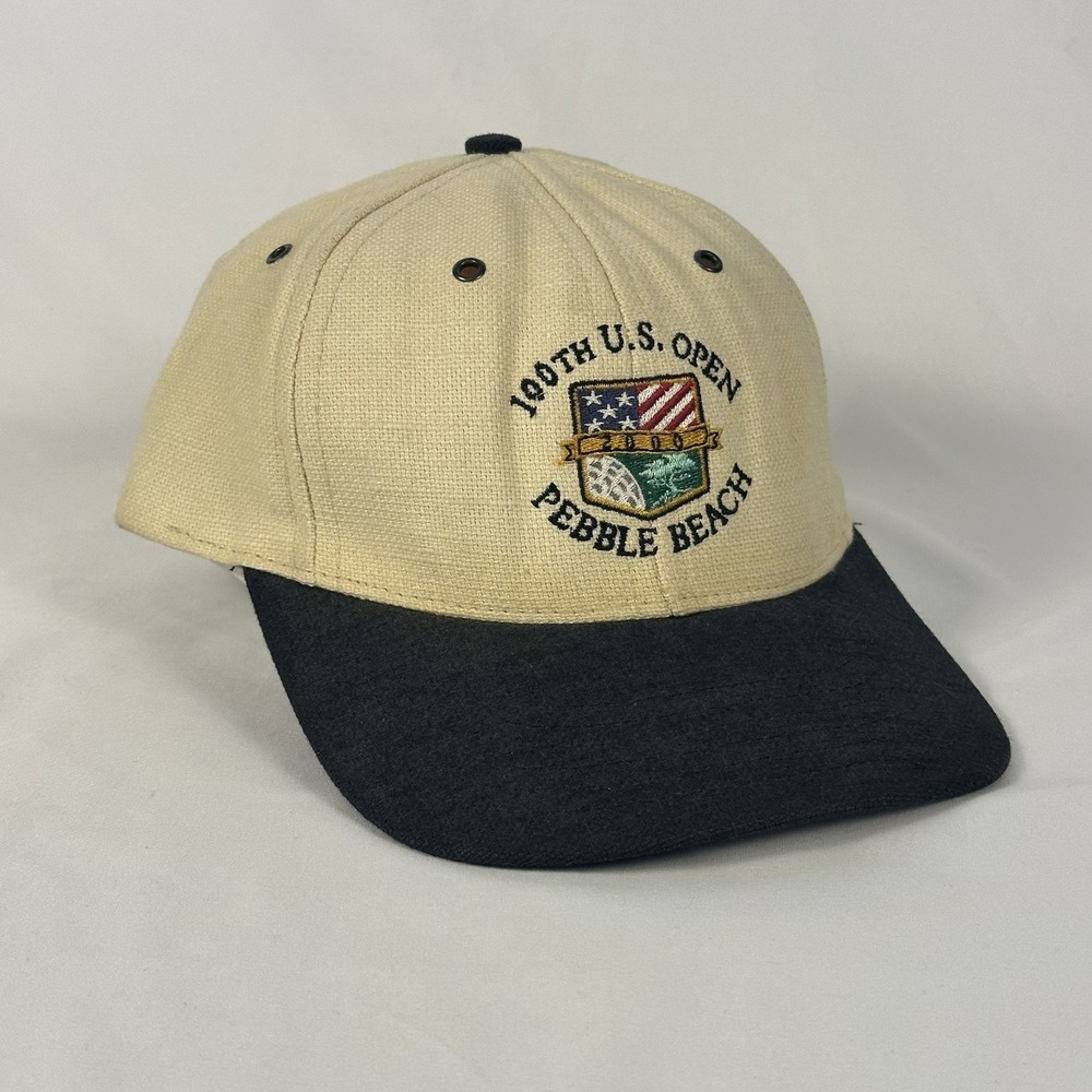 VTG 100th US Open Pebble Beach 2000 Golf Hat Legendary Headwear Strapback Cap